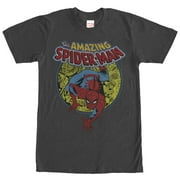 Men's Marvel Amazing Spider-Man Responsibility Graphic Tee Charcoal Heather 4X Large